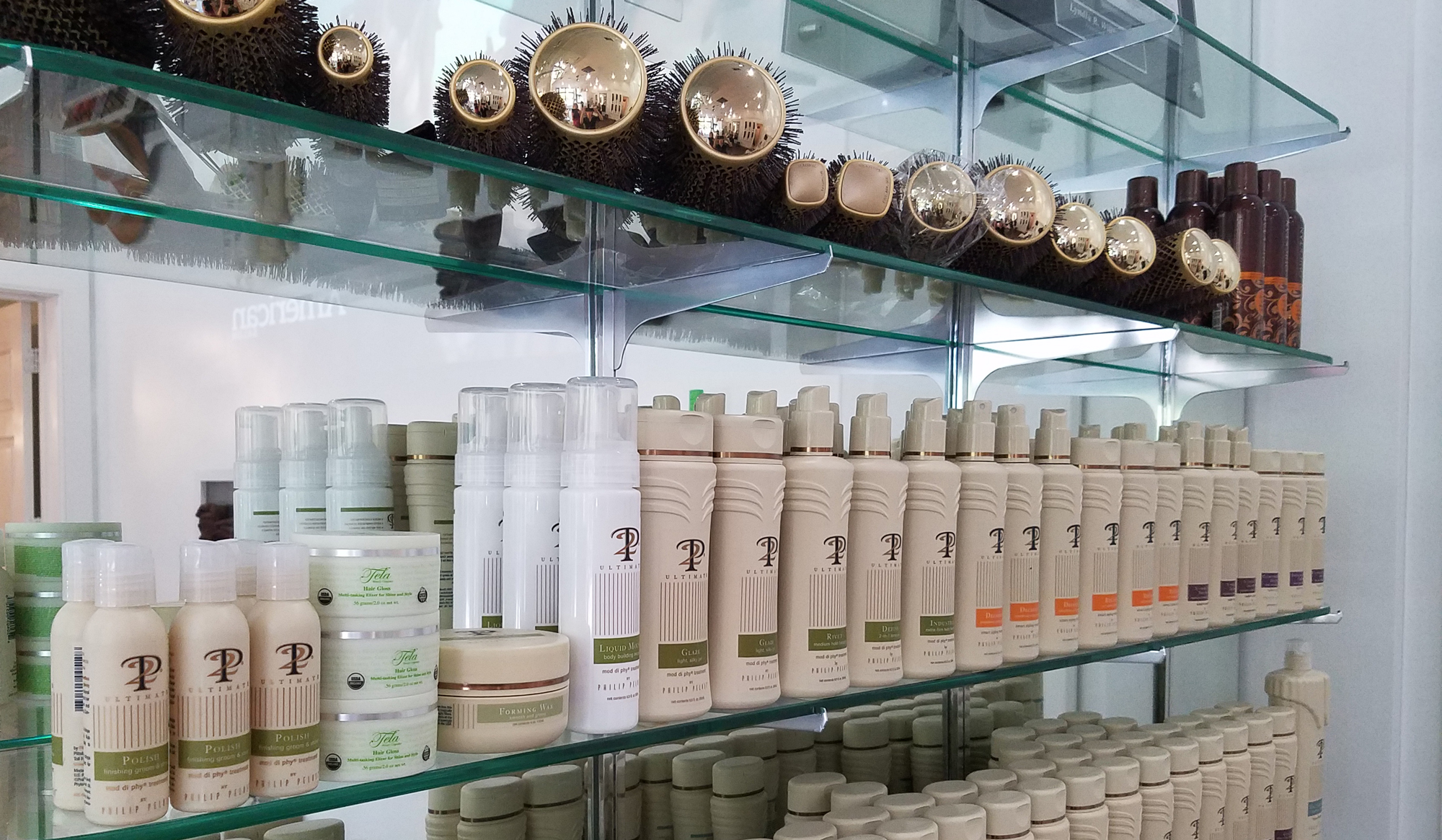 Hairdreams and Phillip Pelusi hair care products